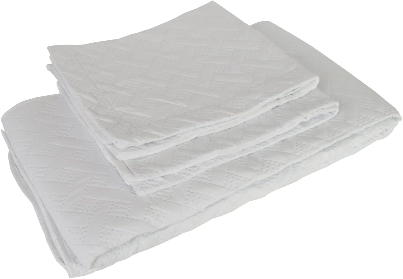 Altatac Reversible Ultra Soft Quilt Set 3 Piece Queen White