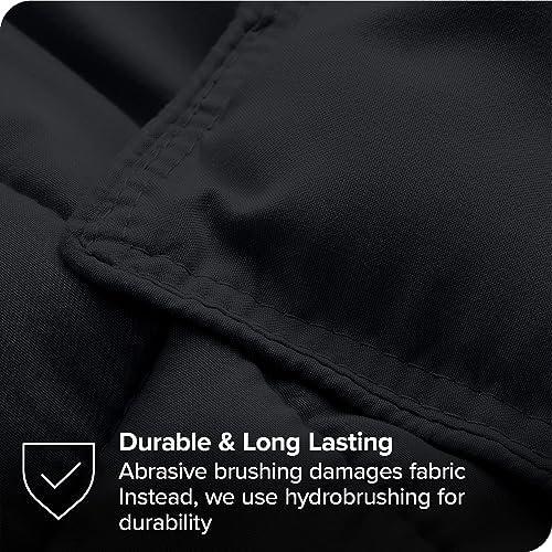 Upluxius BlackGrey Full XL 7-Piece Bed-In-A-Bag Comforter Set
