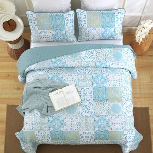Dobuyly Patchwork Quilt Set Queen Size 1