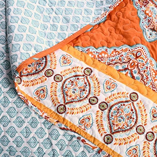 Lush Decor Harley Reversible Quilt Set 5 Piece King 1