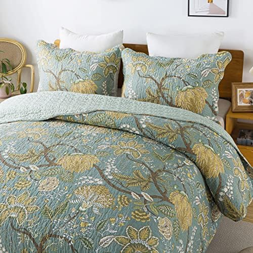 Travan 3-Piece Quilt Set with Shams Queen Size