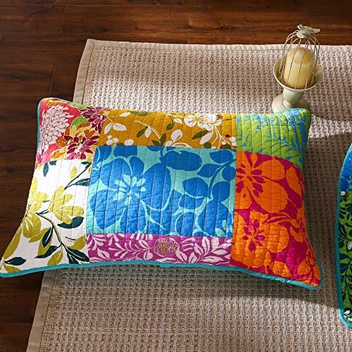Tache Eclectic Floral Quilt Set Cal King