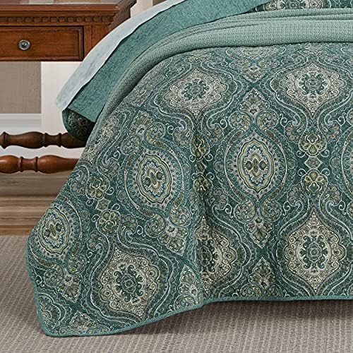 Tommy Bahama King Quilt Set in Turtle Cove Green