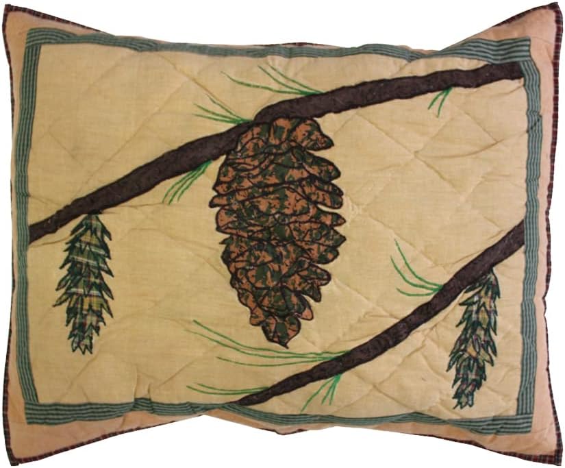 Patch Magic Quilts Quilted Pinecones Luxury King Set