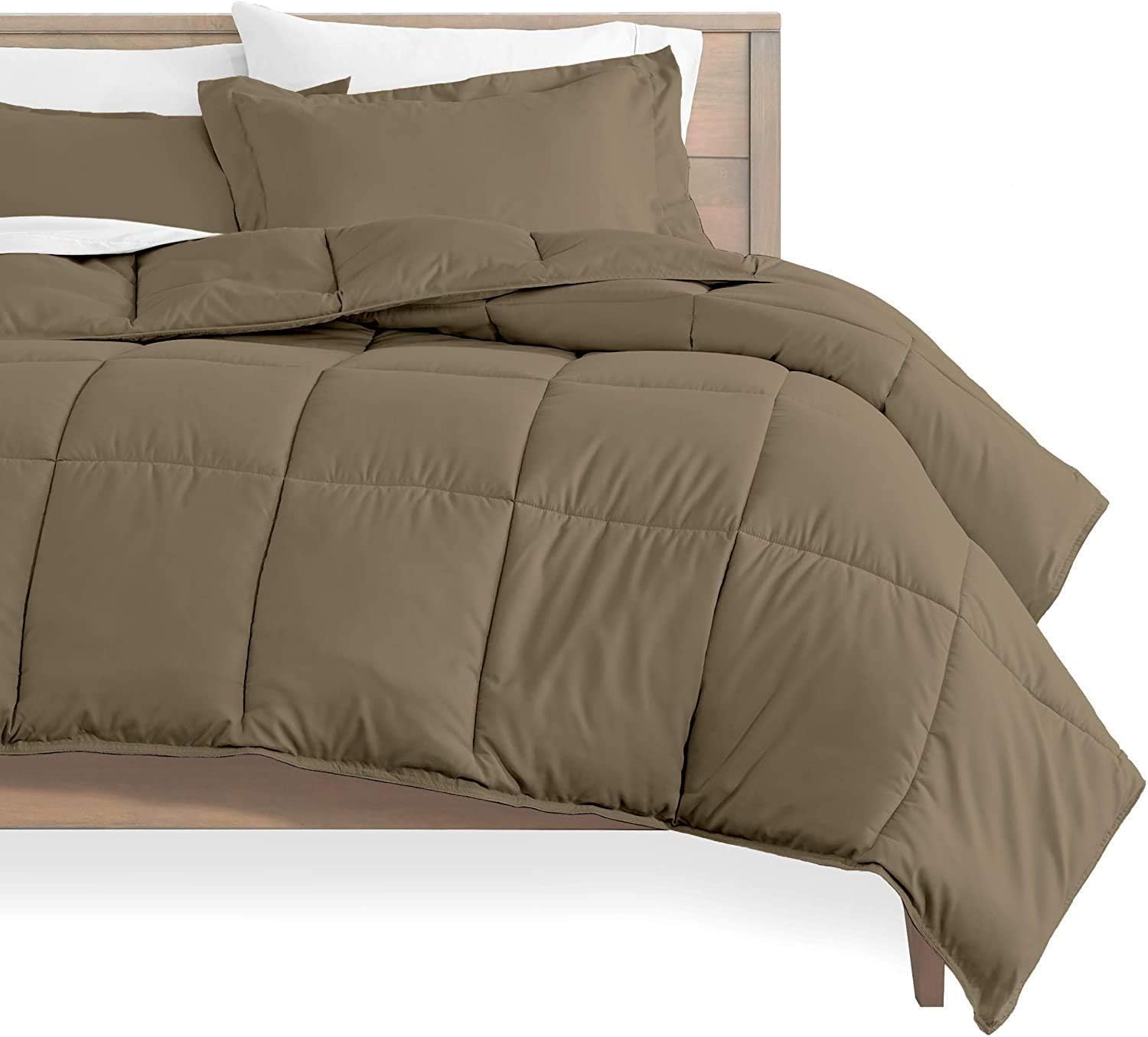 Soft 1000 TC Goose Down Alternative Comforter Set