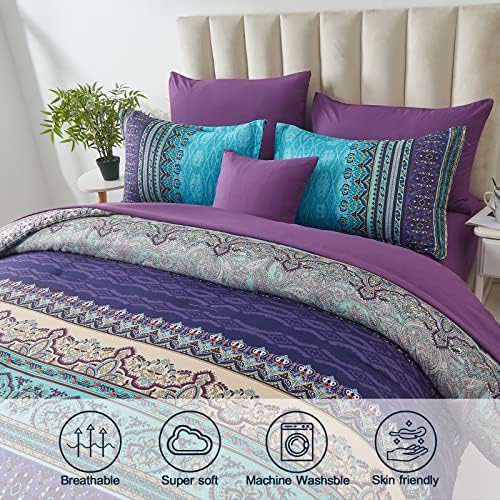Cottolester Boho Cal King Comforter Set 8 Piece