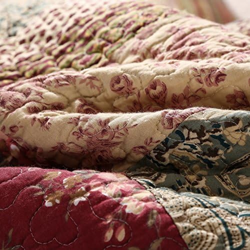 Tache Cotton Patchwork Country Farm Quilt Set Queen