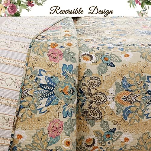 Cozy Line Home Fashions Queen 3 Piece Quilt Set