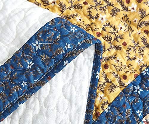 Tache Prewashed Cotton Patchwork Quilt Set California King