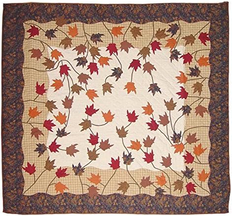 Patch Magic Autumn Leaves Twin Quilt Set of 3 1