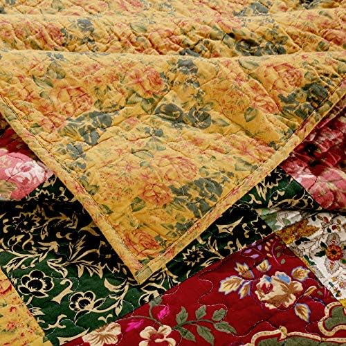 Greenland Home Antique Chic Cotton Patchwork Quilt Set