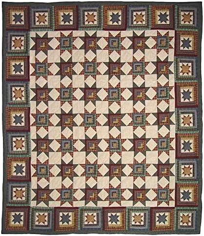 Patch Magic Adirondack Star Super Queen Quilt Set