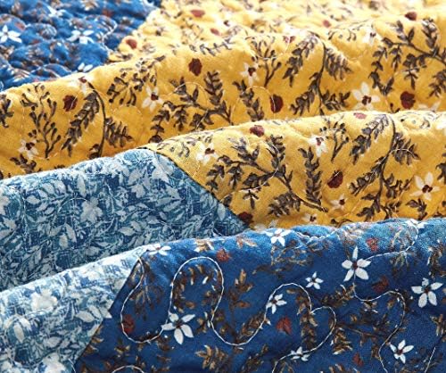 Tache Prewashed Cotton Patchwork Quilt Set California King