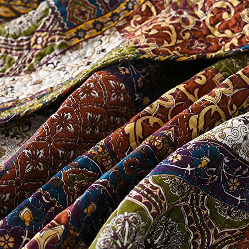 VISIMISI Cotton Reversible Quilt Set King Size