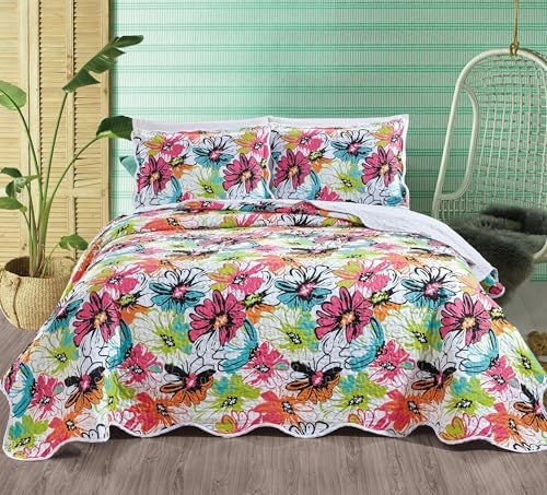 Grand Linen 3-Piece Cal King Quilt Set with Shams 1