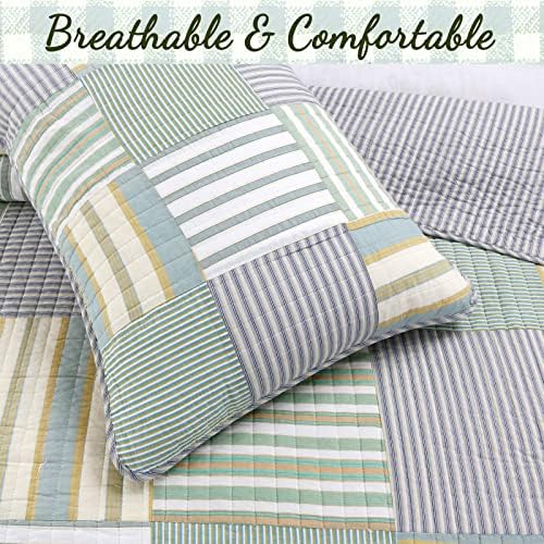 Cozy Line 100 Cotton Reversible Quilt Bedding Set