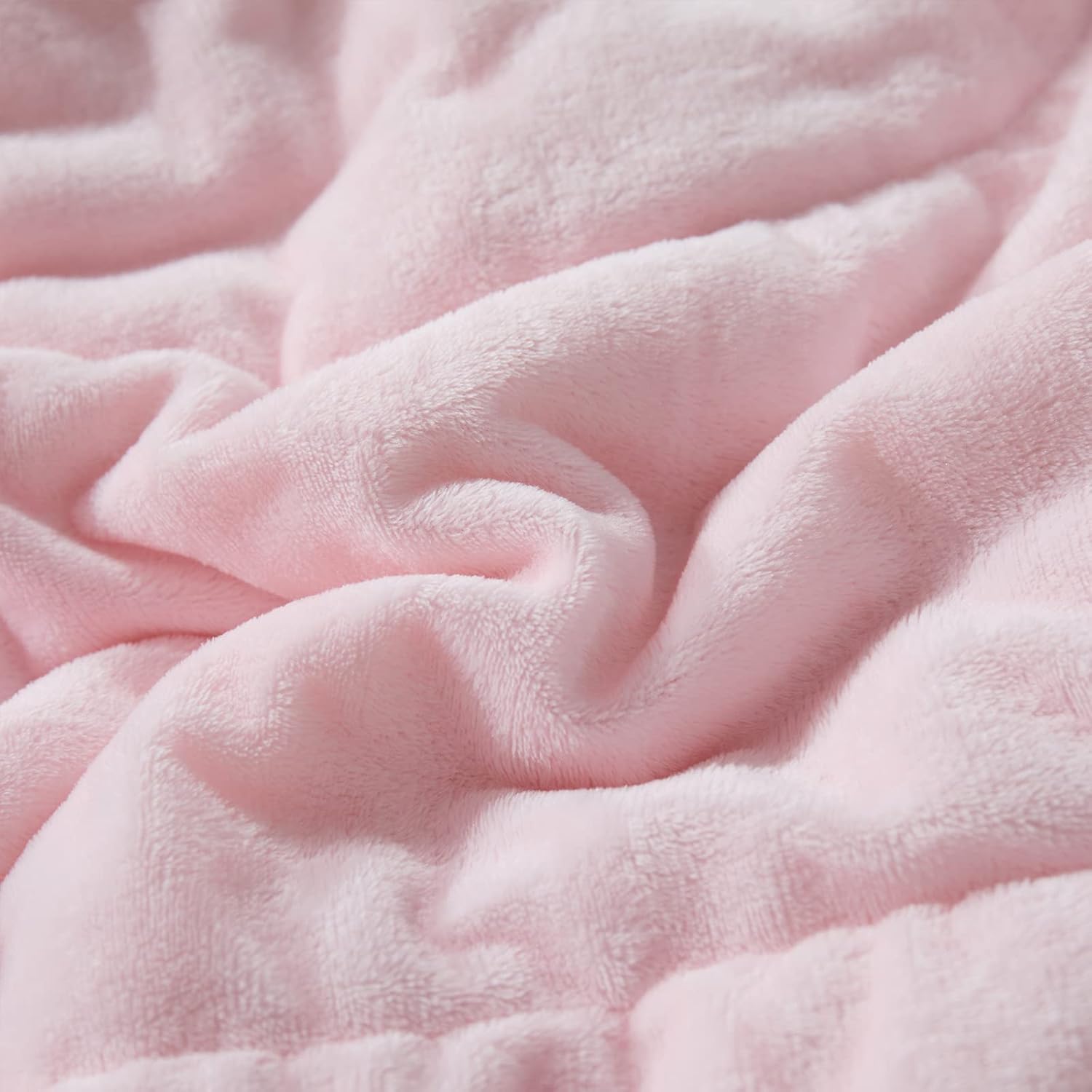 Wajade Plush Pink Comforter Set 3PC Full Size