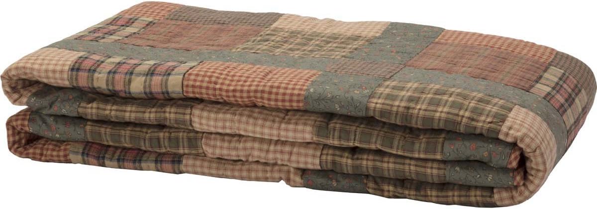 VHC Brands Crosswoods 3 Piece Quilt Set