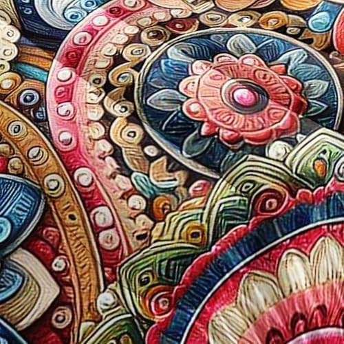 Nttopship 3-Piece Boho Comforter Set