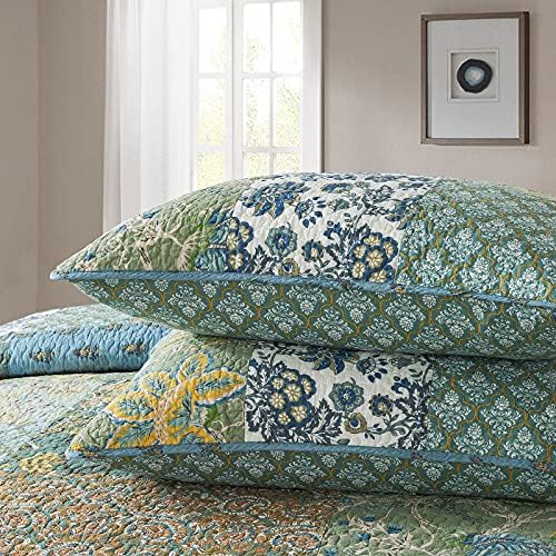 NEWLAKE Cotton Patchwork Bedspread 3-Piece Set