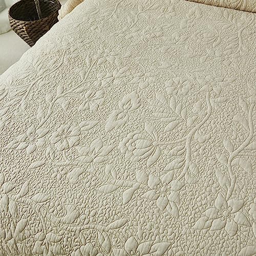 Brandream Cotton Beige Quilt Set 3-Piece
