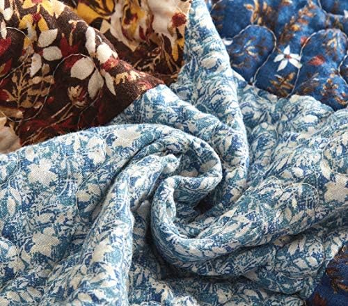 Tache Prewashed Cotton Patchwork Quilt Set California King