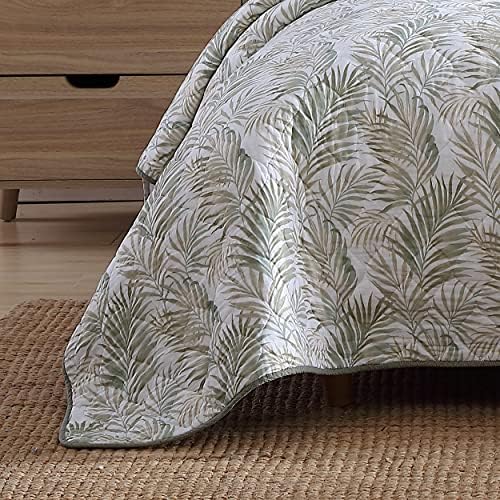 Tommy Bahama Queen Quilt Set - Maui Palm Green