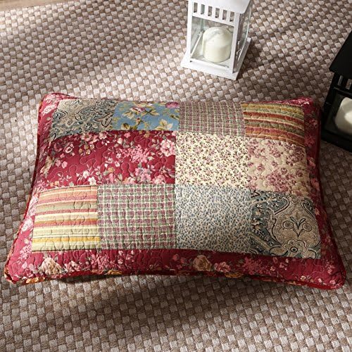Tache Cotton Patchwork Country Farm Quilt Set Queen