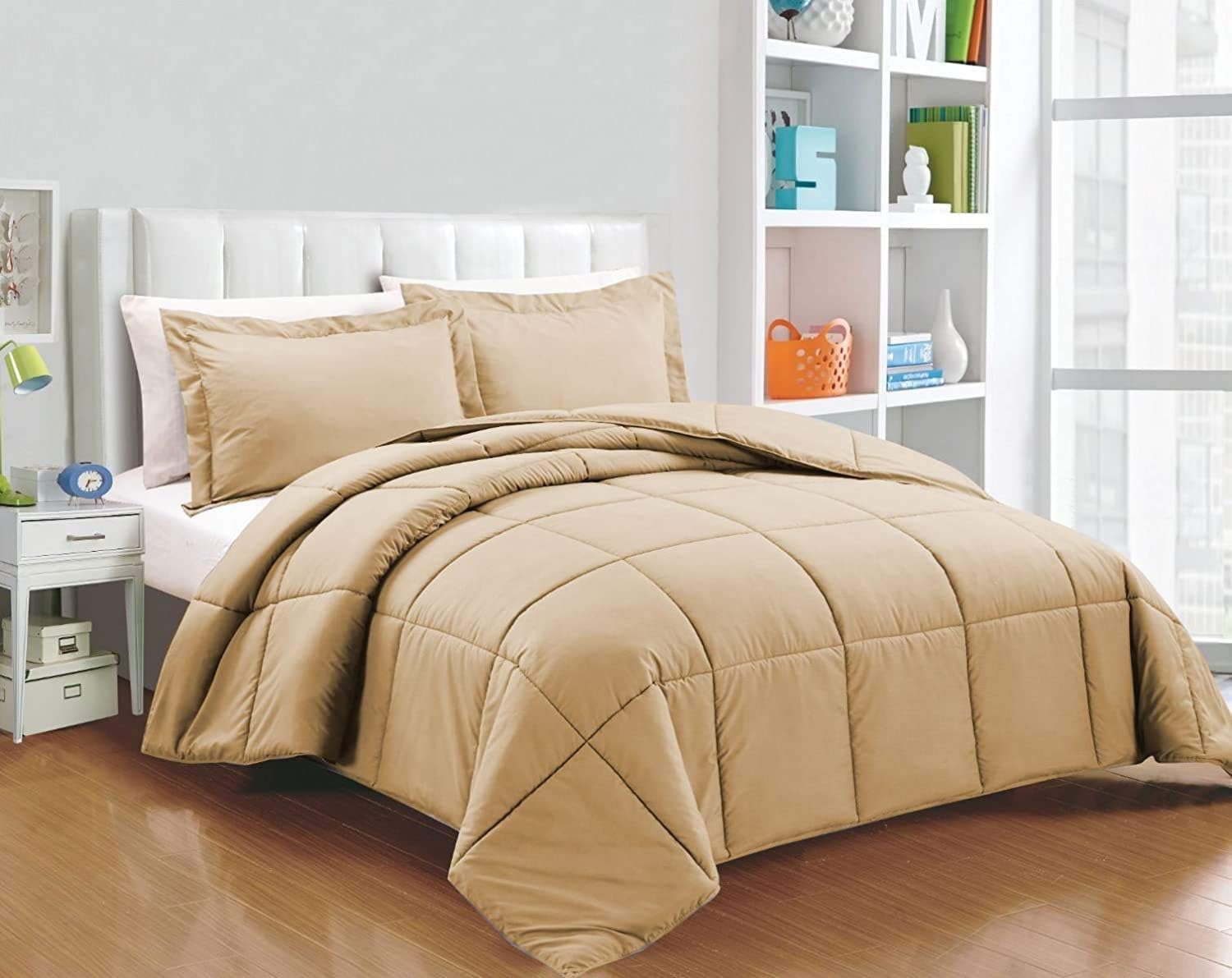 600 TC Egyptian Cotton 7-Piece Bed-in-a-Bag Full XL Set
