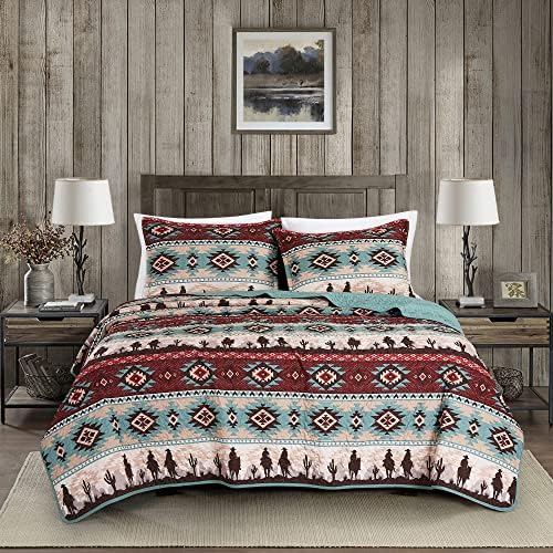 Chezmoi Collection Dune 3-Piece Quilt Set