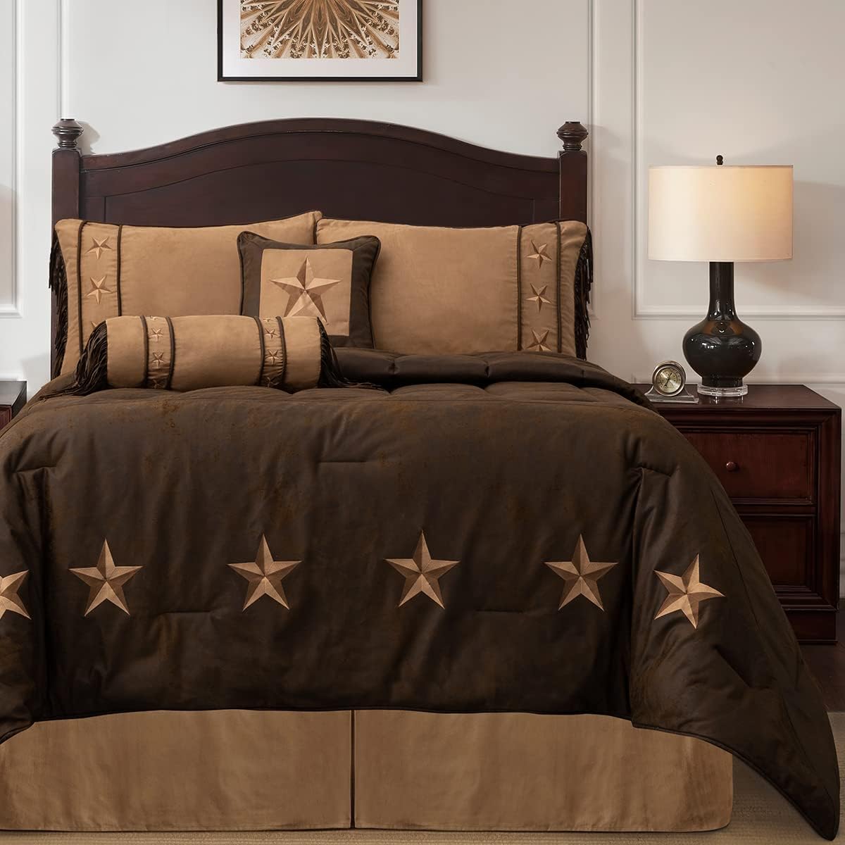 Paseo Road Laredo Rustic 6 Piece Super King Comforter Set