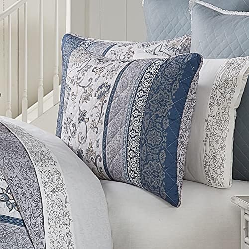 Royal Court Chelsea Blue Quilt Set 3Pc Cal King