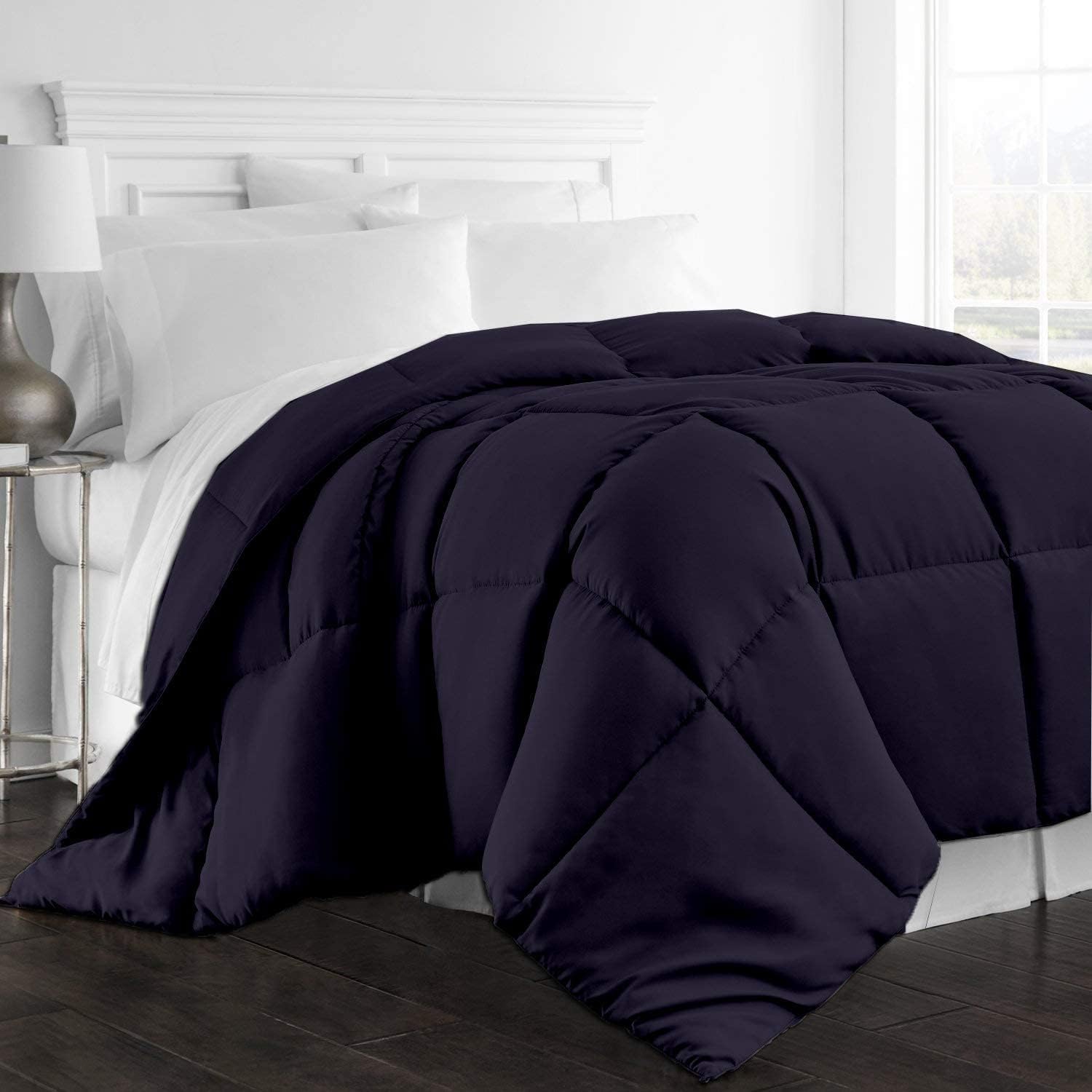 Dainty Homes 9-Piece Navy Blue Comforter Set 1