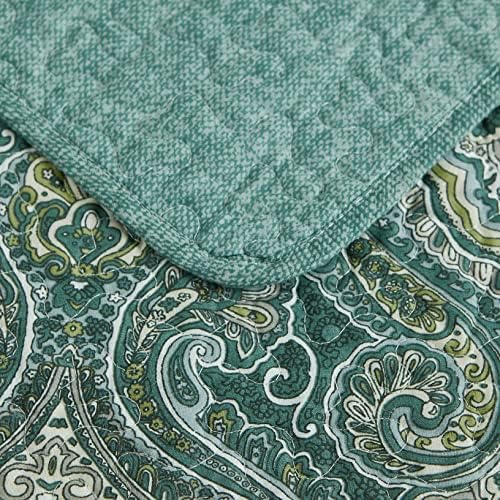 Tommy Bahama King Quilt Set in Turtle Cove Green