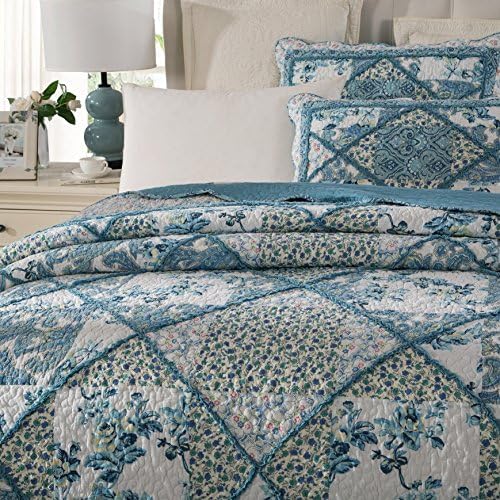 Tache Cotton Patchwork Quilt Set California King 1