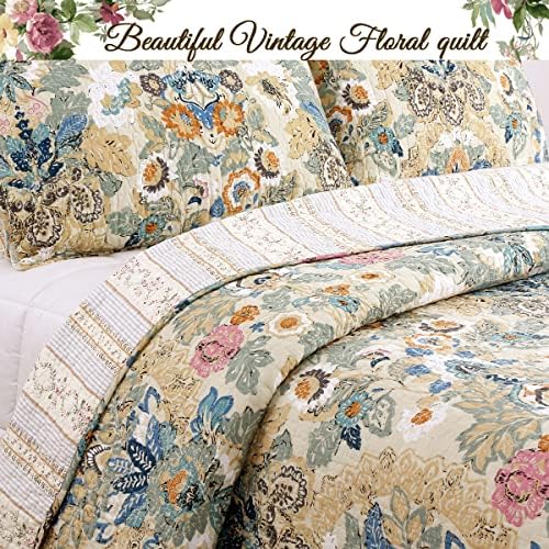 Cozy Line Home Fashions Queen 3 Piece Quilt Set