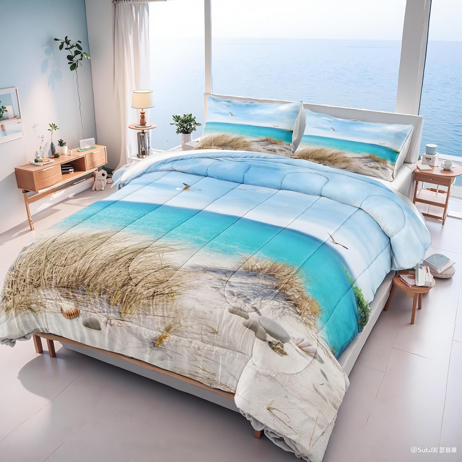 MOVE OVER Ocean Comforter Set 4 Piece California King