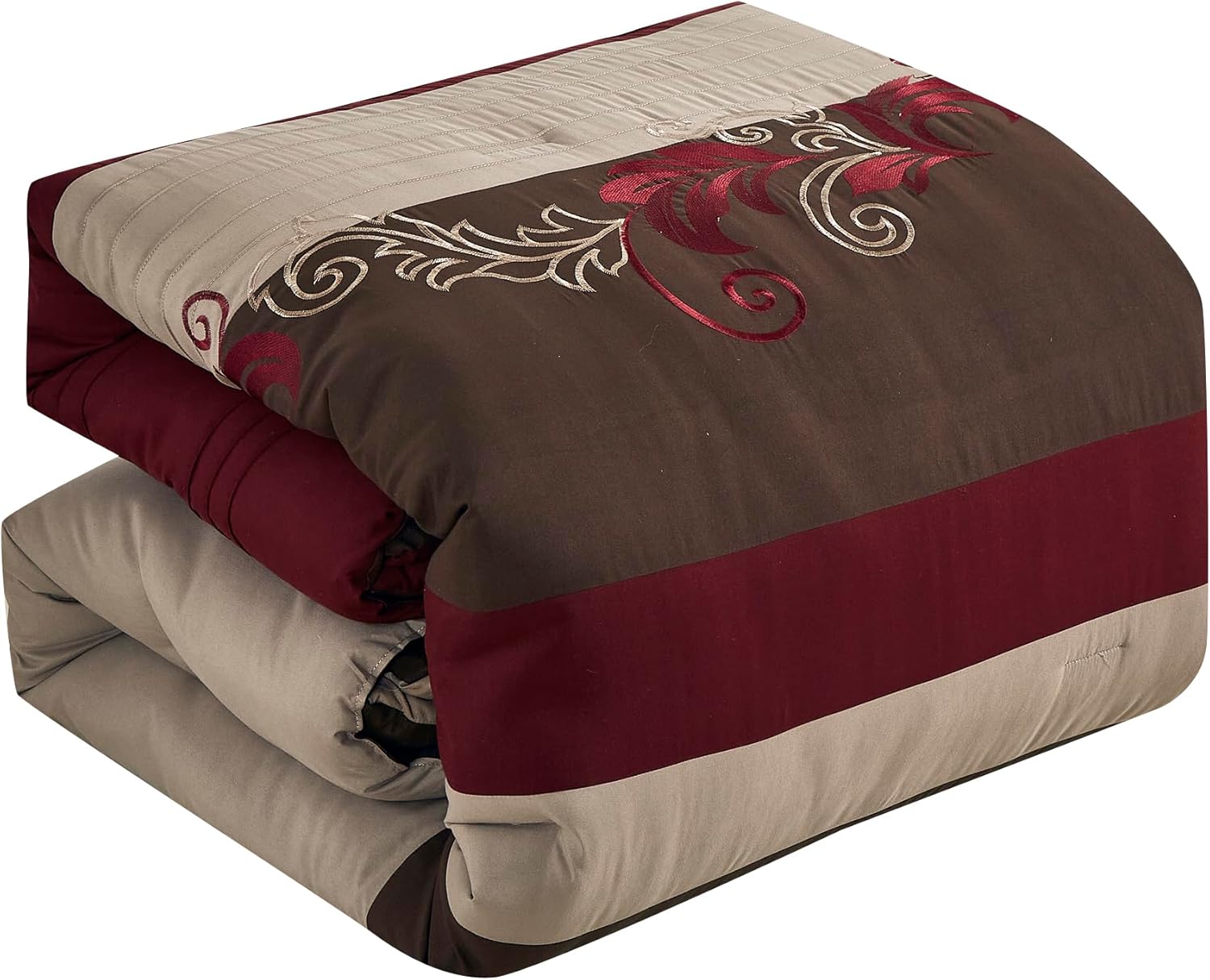 Chezmoi Napa 7-Piece Comforter Set Queen
