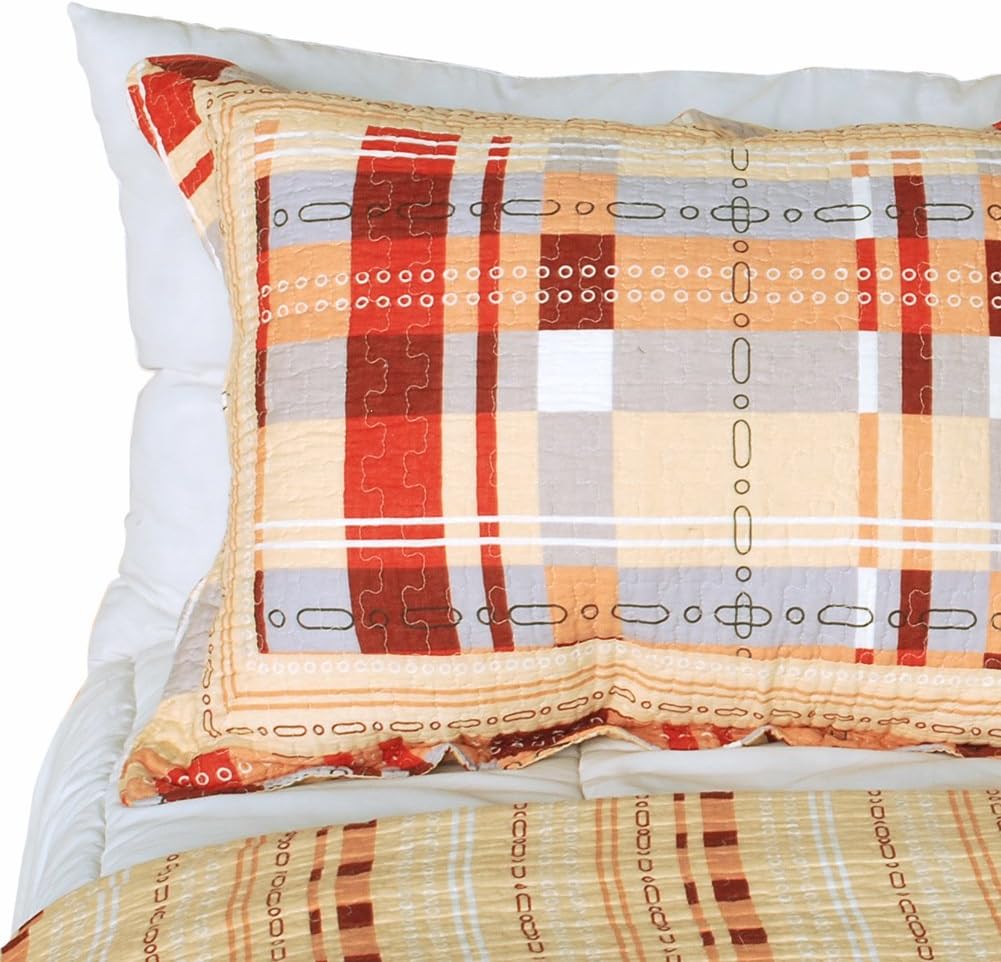 Blancho Bedding Enthusiasm Waltz 3PC Cotton Quilt Set