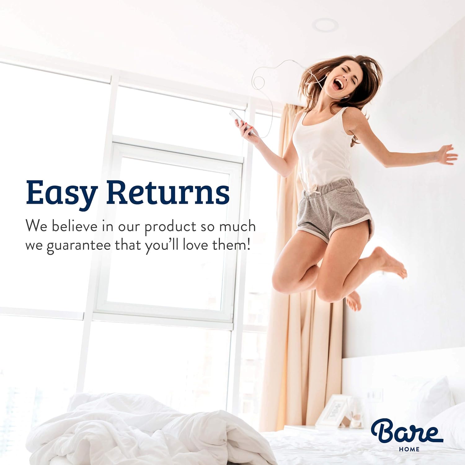 Bare Home Full XL Comforter Set with Sheets and Skirt