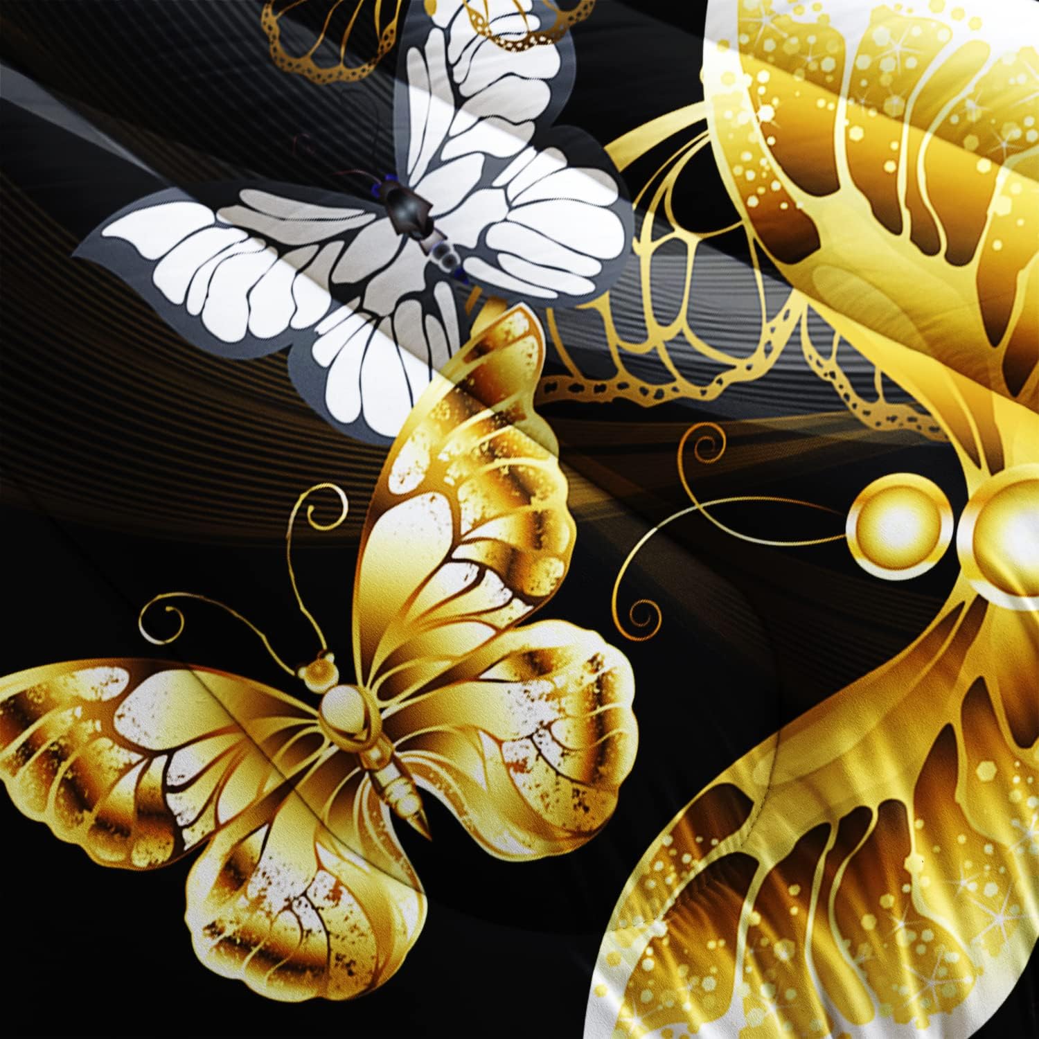 Butterfly Comforter Set for Adults