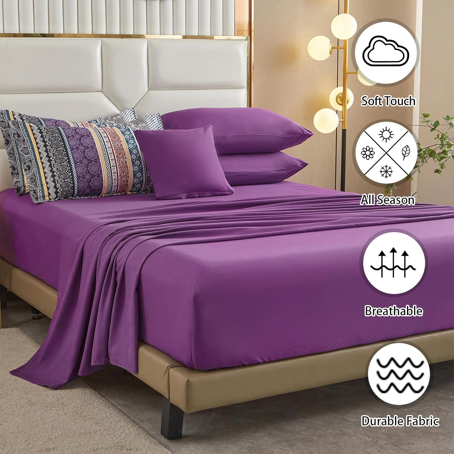 Cottolester Boho Cal King Comforter Set 8 Piece 1