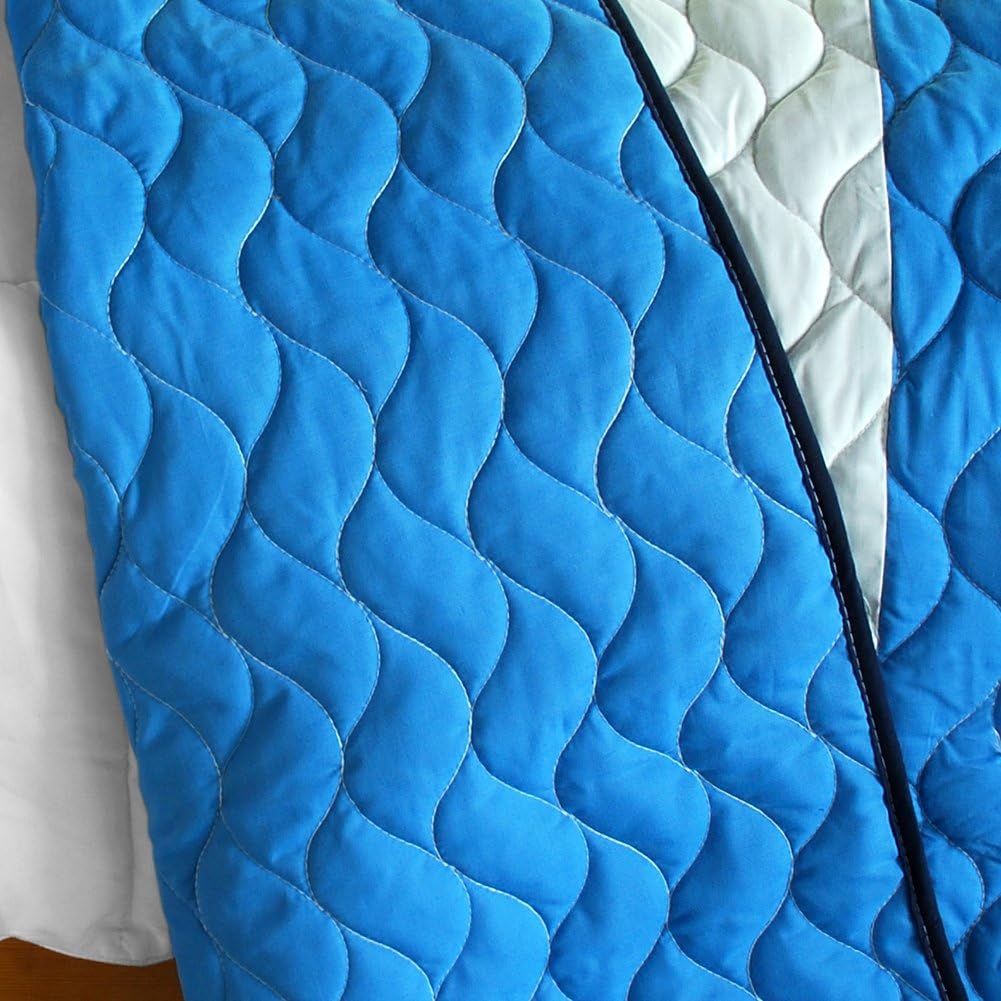 Onitiva Caprice 3PC Vermicelli-Quilted Patchwork Quilt Set 1