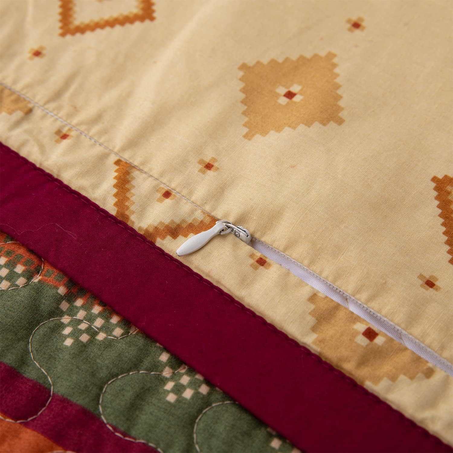 H HIEND ACCENTS Super King Quilt Set with Pillow Shams