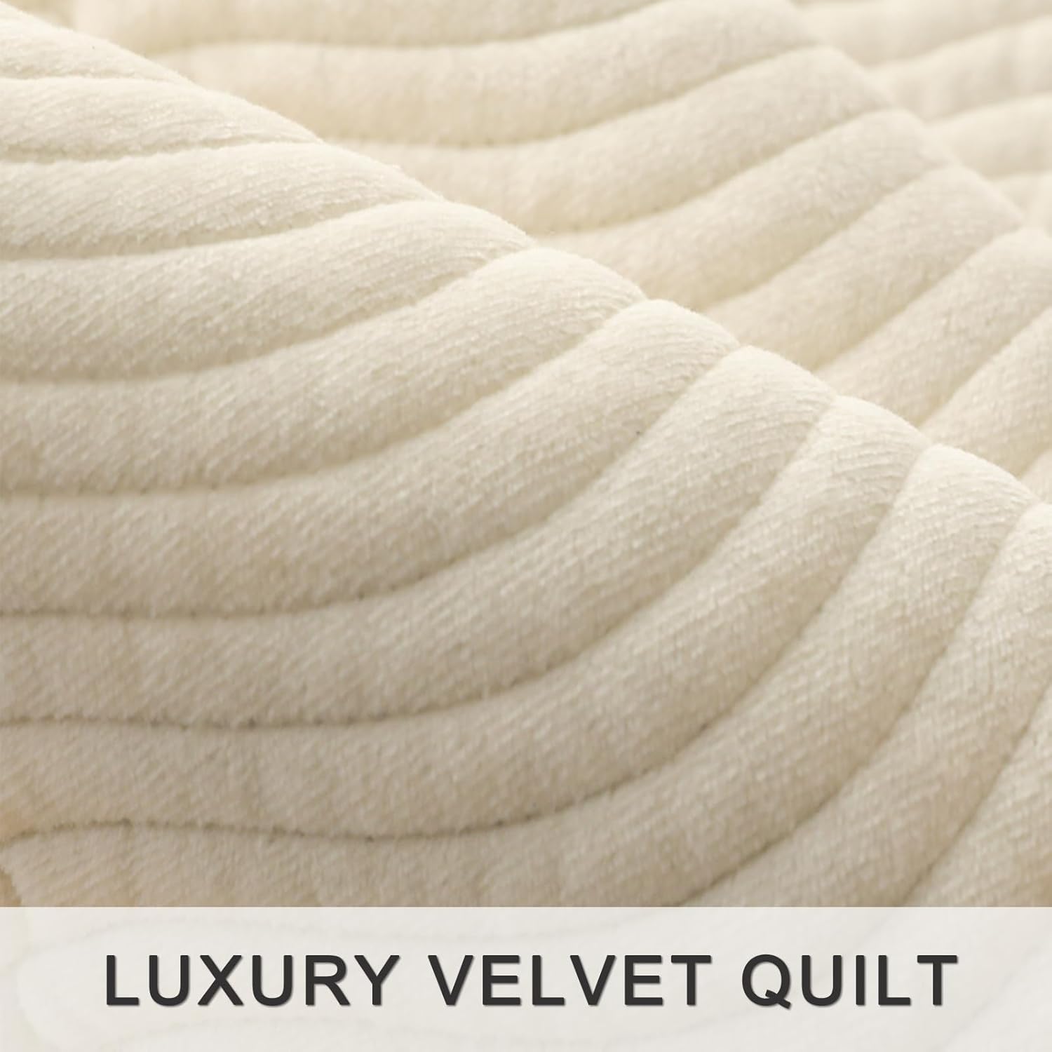 Cotton Striped Quilt Set 3 Piece King Size Reversible