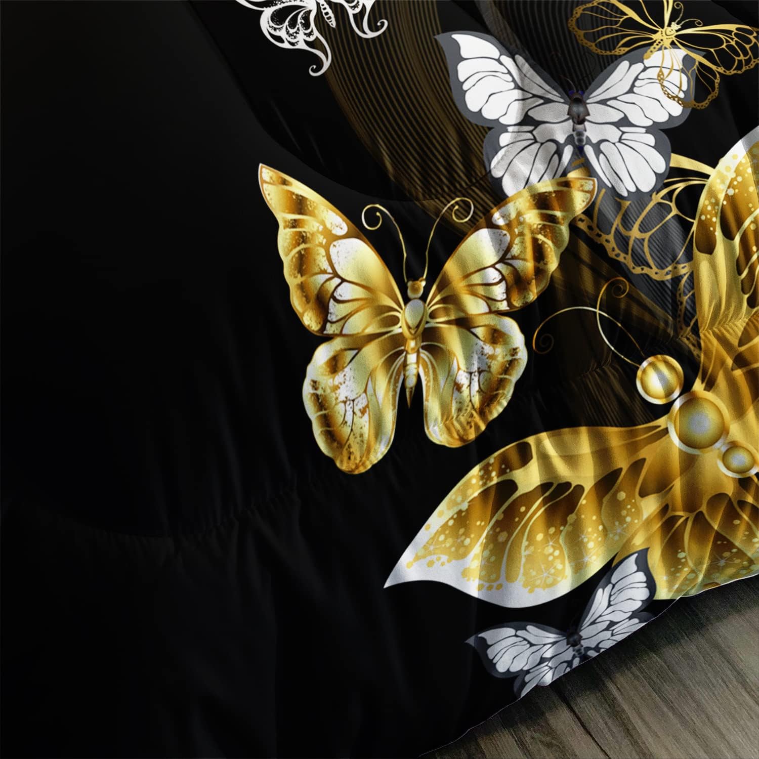 Butterfly Comforter Set for Adults