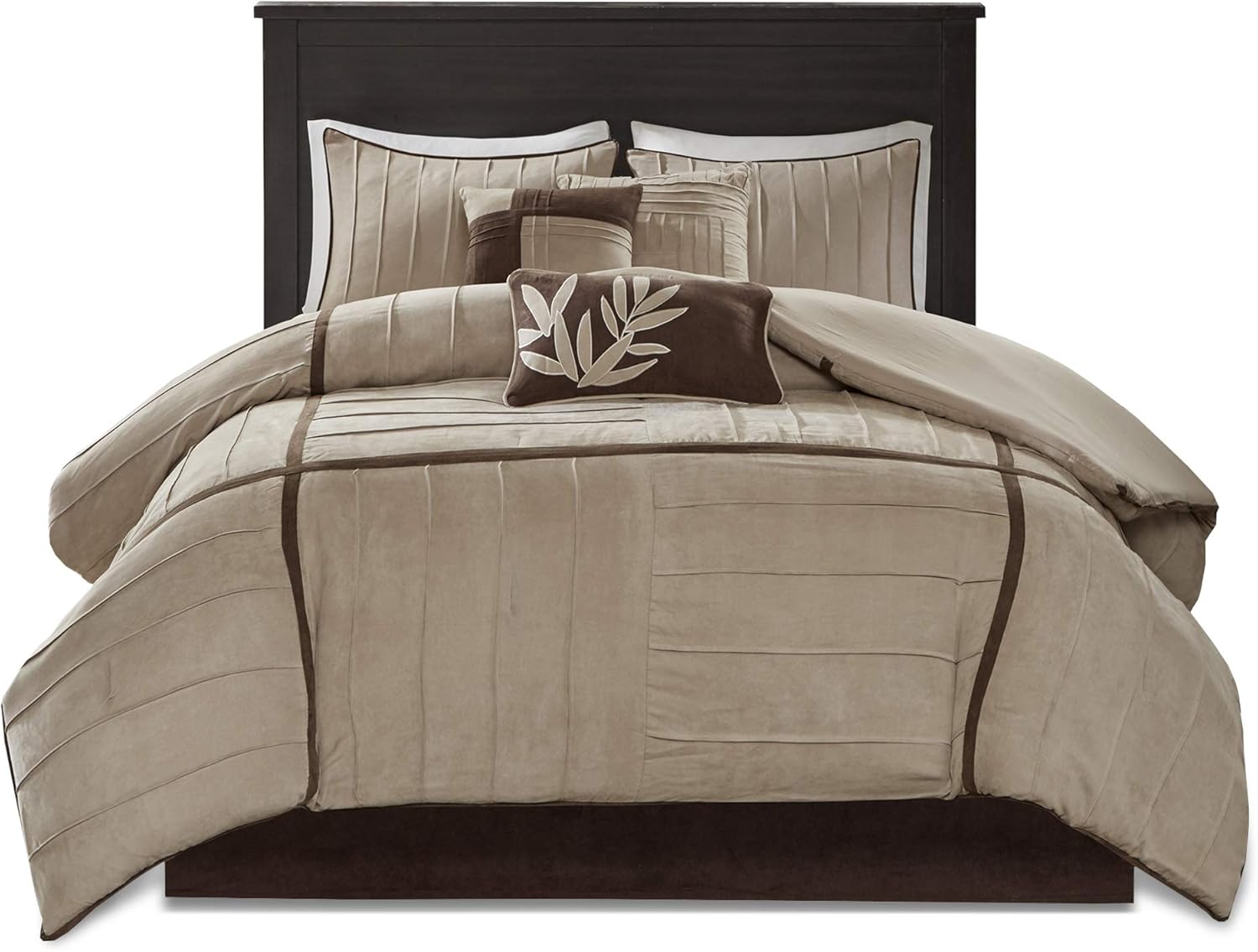 Madison Park Dune Suede Comforter Set 7 Piece