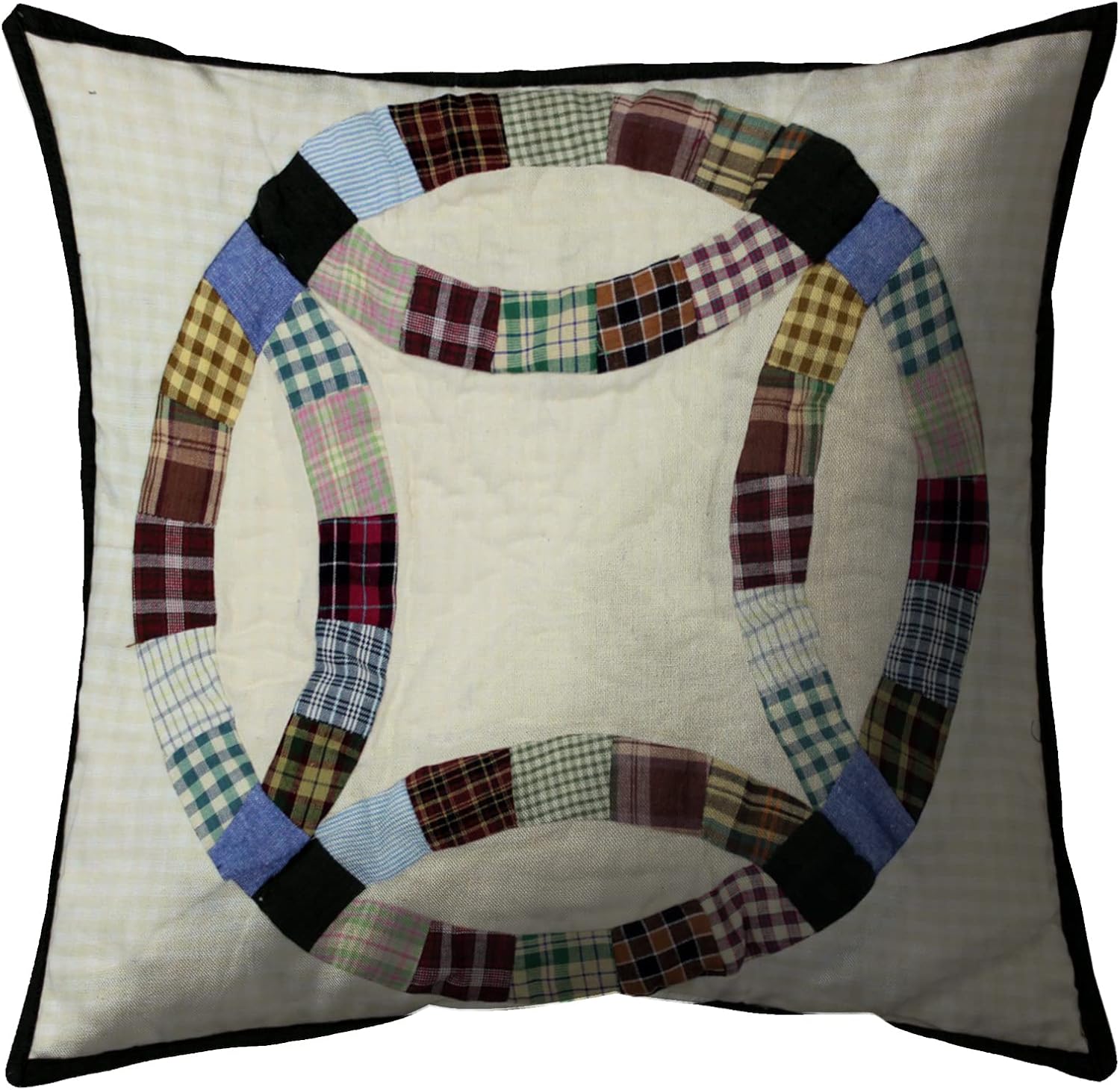 Patch Magic Cream Stone Wall Luxury King Quilt Set 1