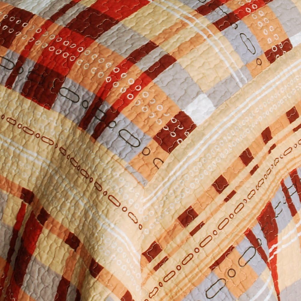 Blancho Bedding Enthusiasm Waltz 3PC Cotton Quilt Set