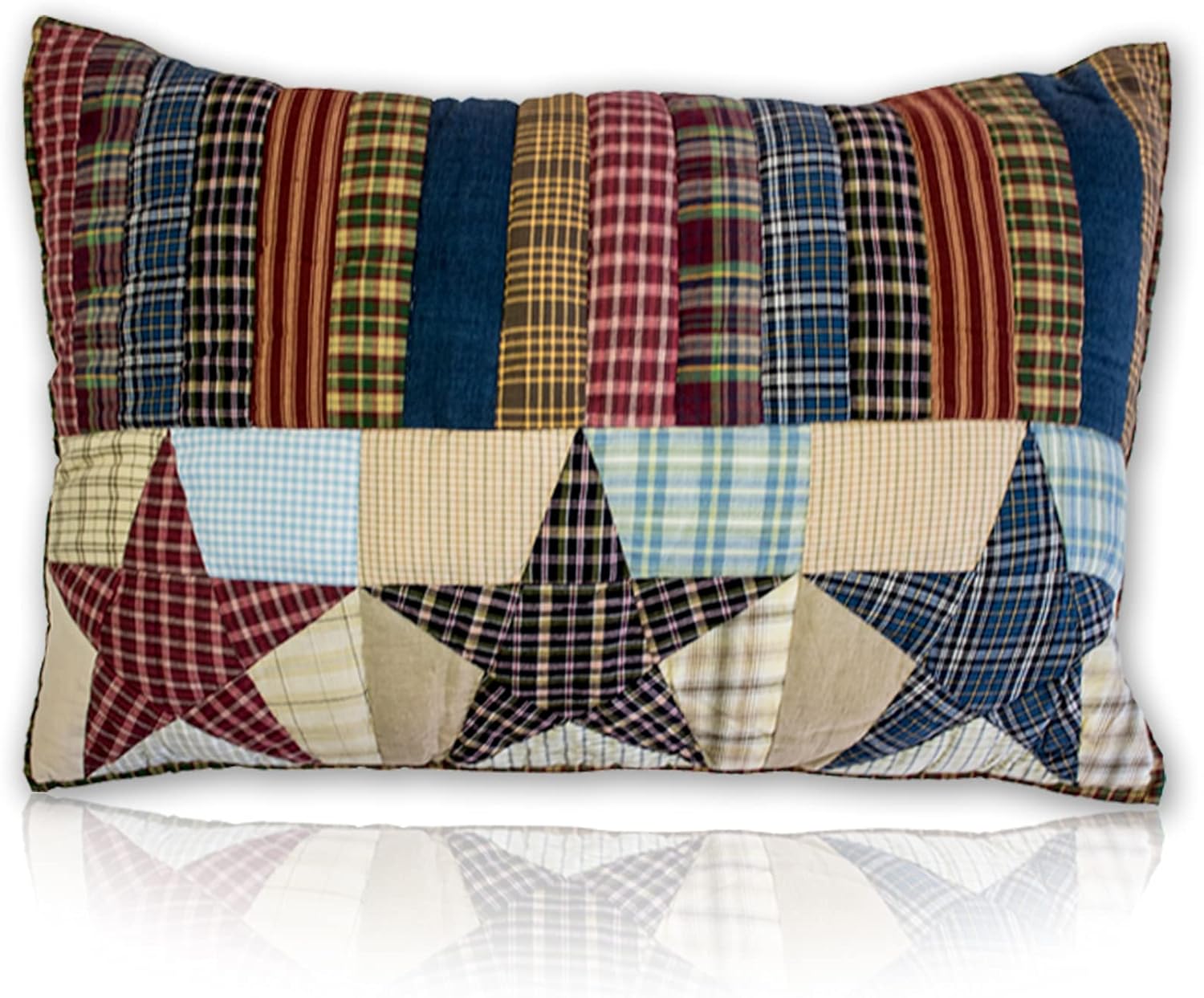 Patch Magic Stars and Squares Super King Quilt Set